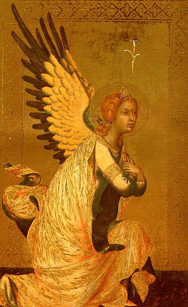 Simone Martini The Angel of the Annunciation oil painting image
